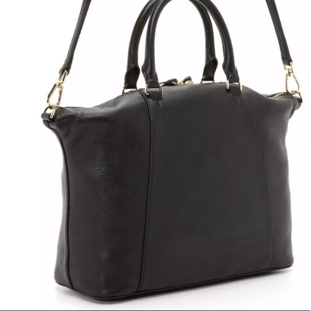 Nwt Tory burch Bombe t medium black satchel bag - Picture 3 of 8